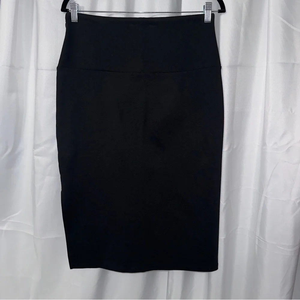 Halogen Elegant Black Pencil Skirt #196